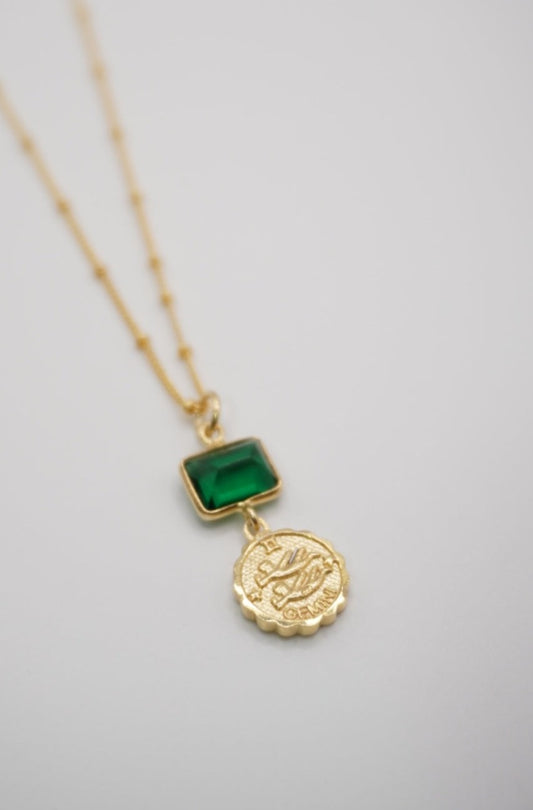 GEMINI BIRTHSTONE NECKLACE