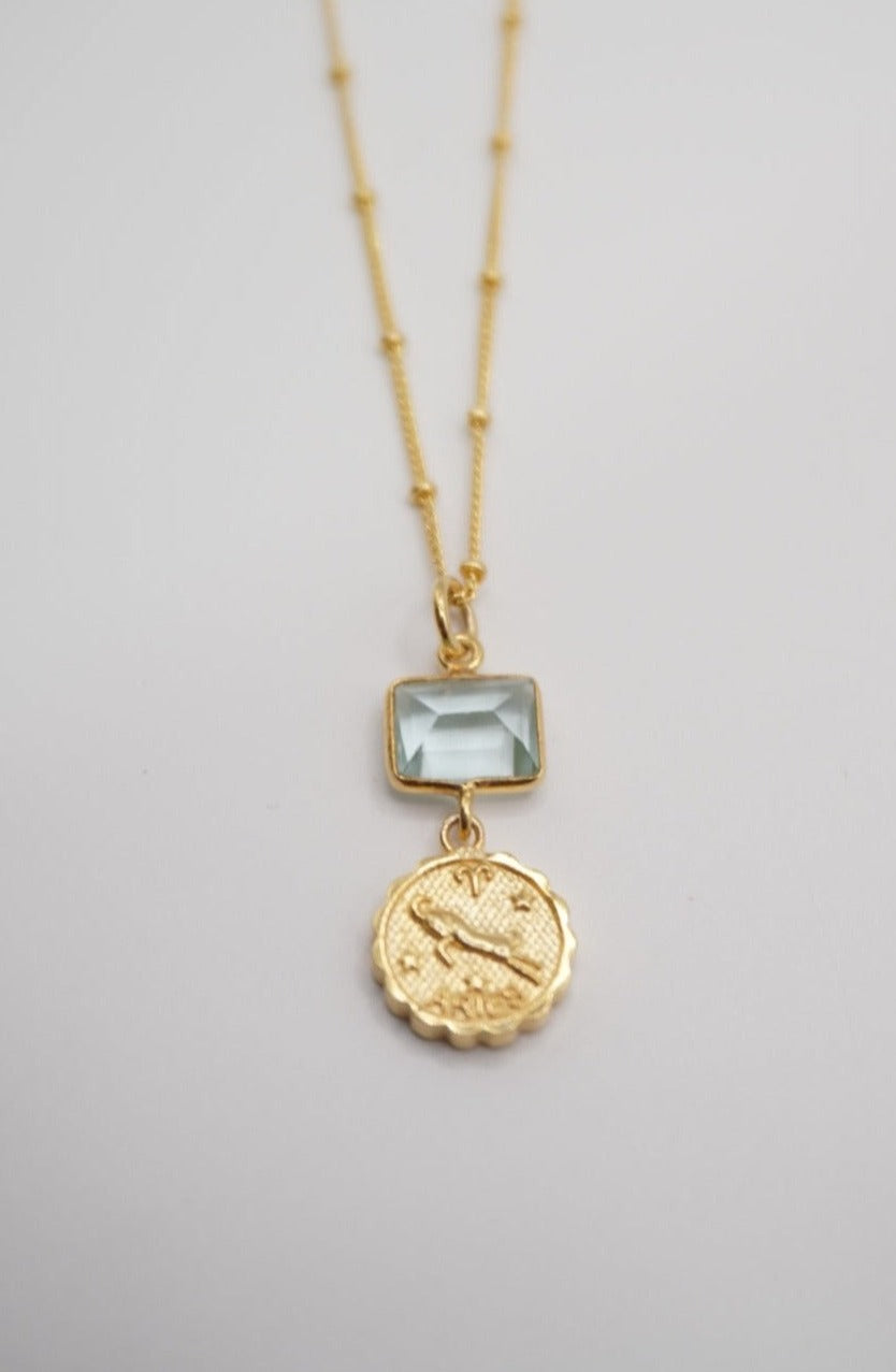 ARIES BIRTHSTONE NECKLACE