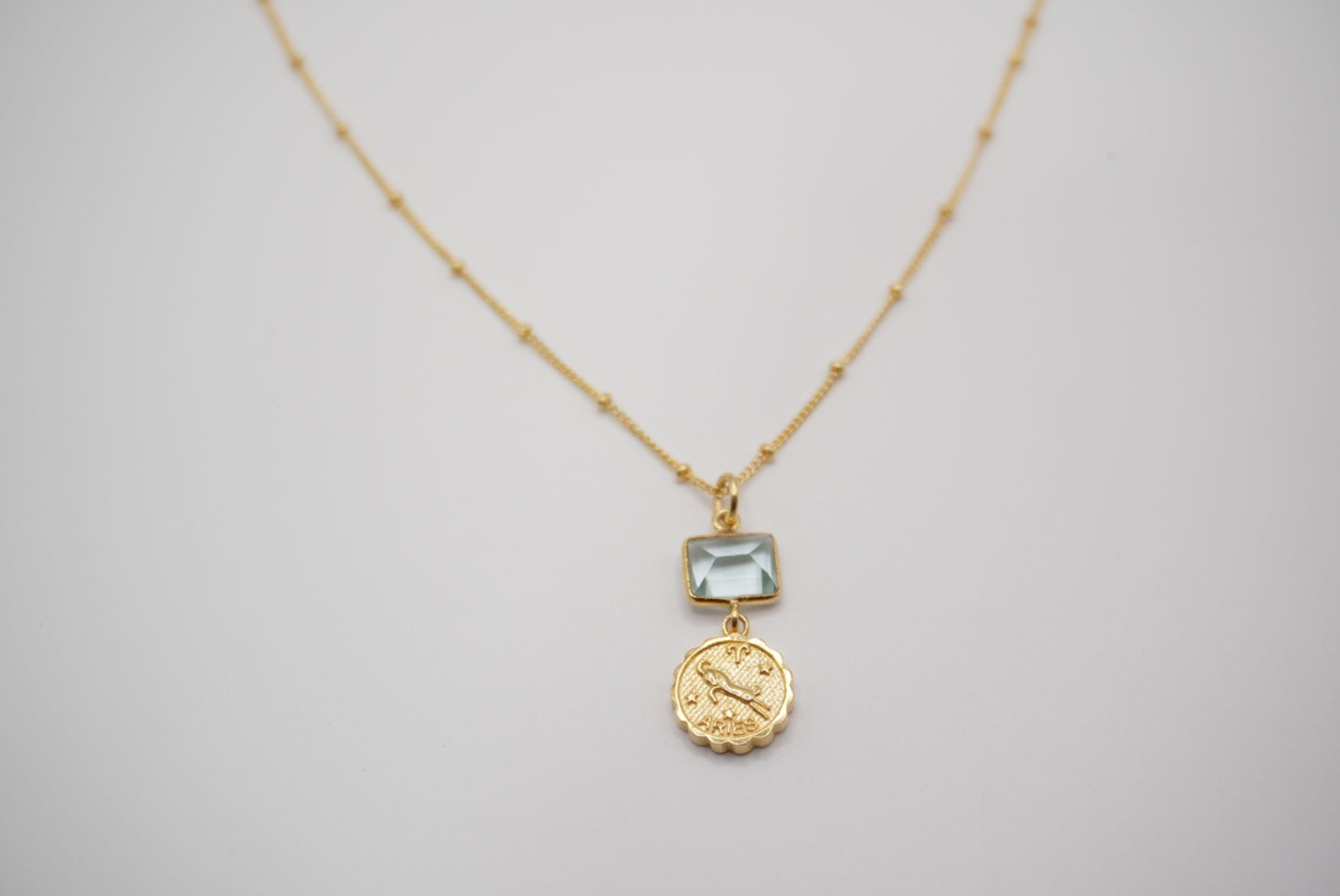 ARIES BIRTHSTONE NECKLACE