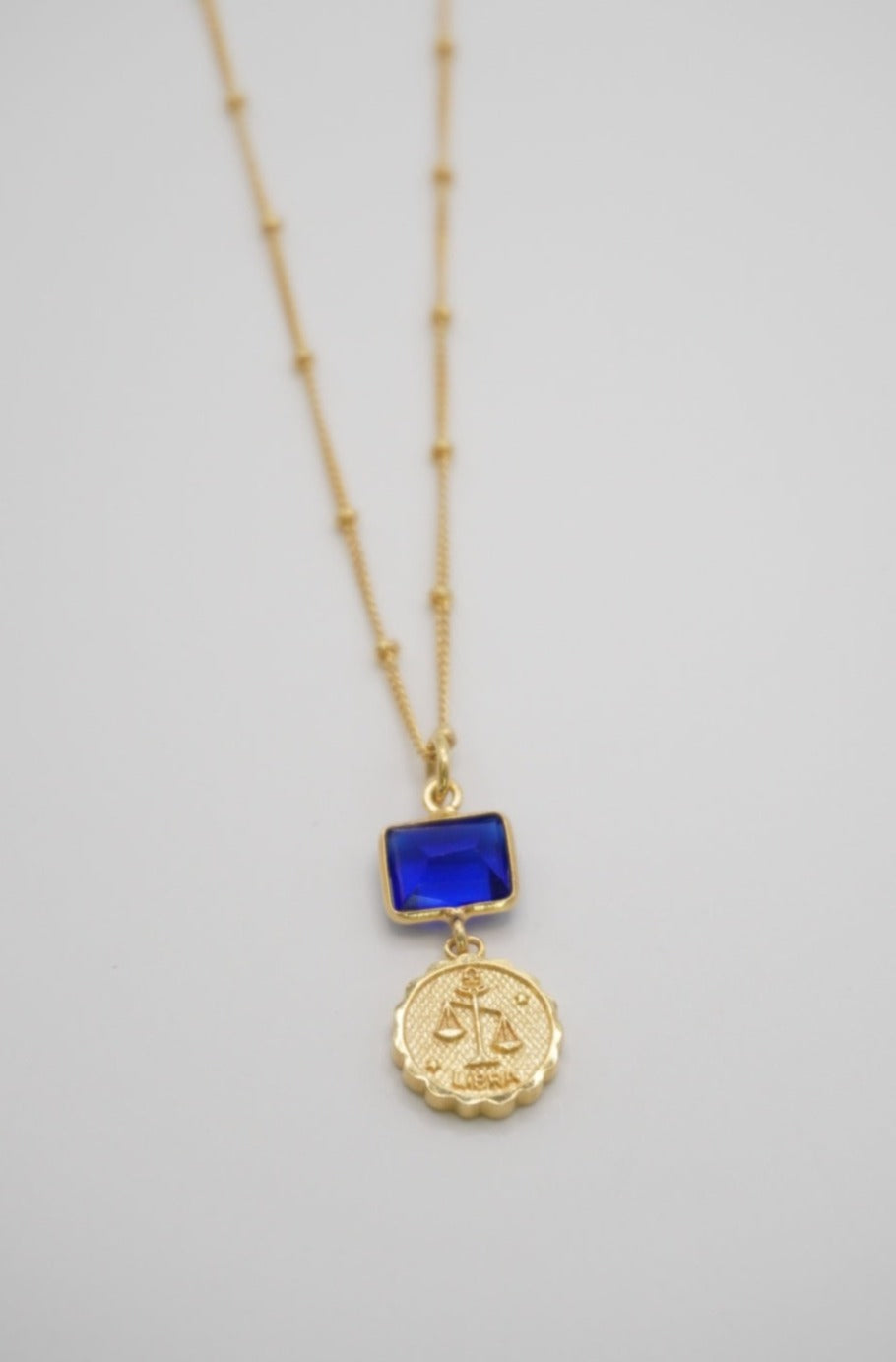 LIBRA BIRTHSTONE NECKLACE